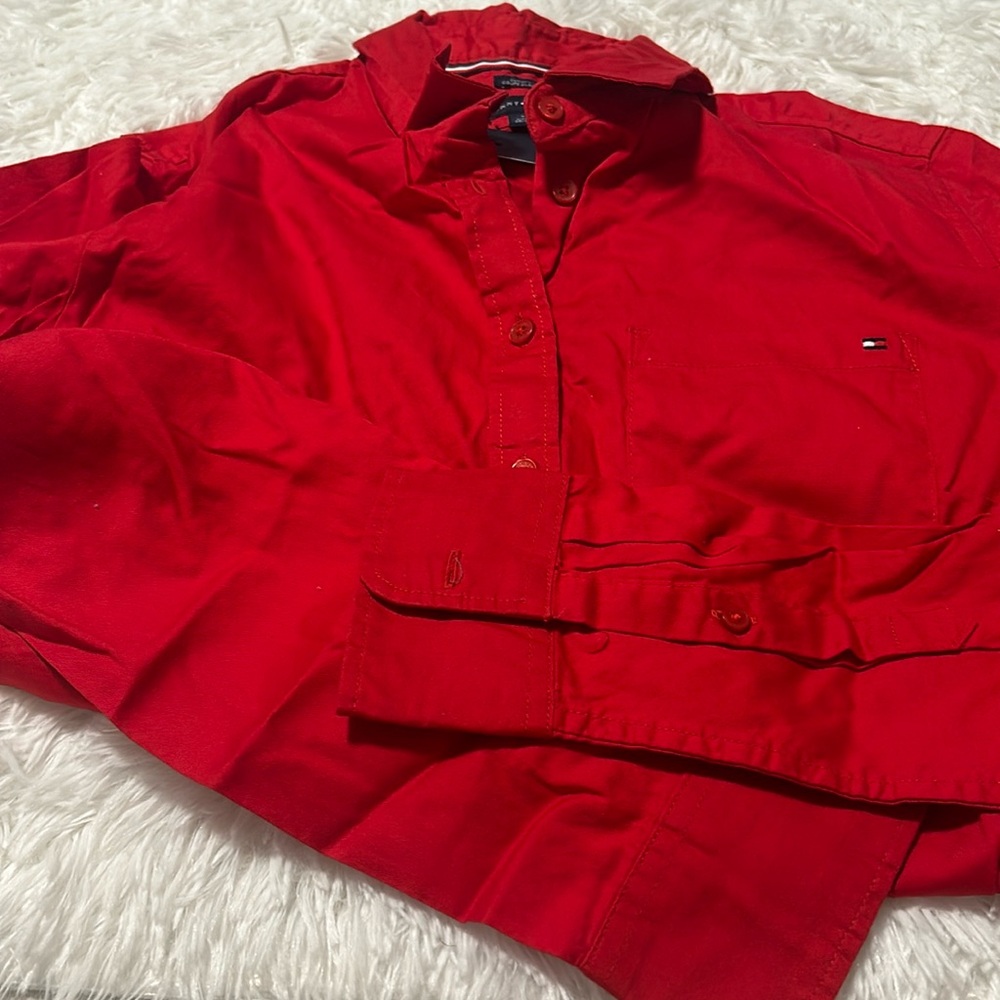 Tommy Hilfiger woman Small Red long sleeve Shirt